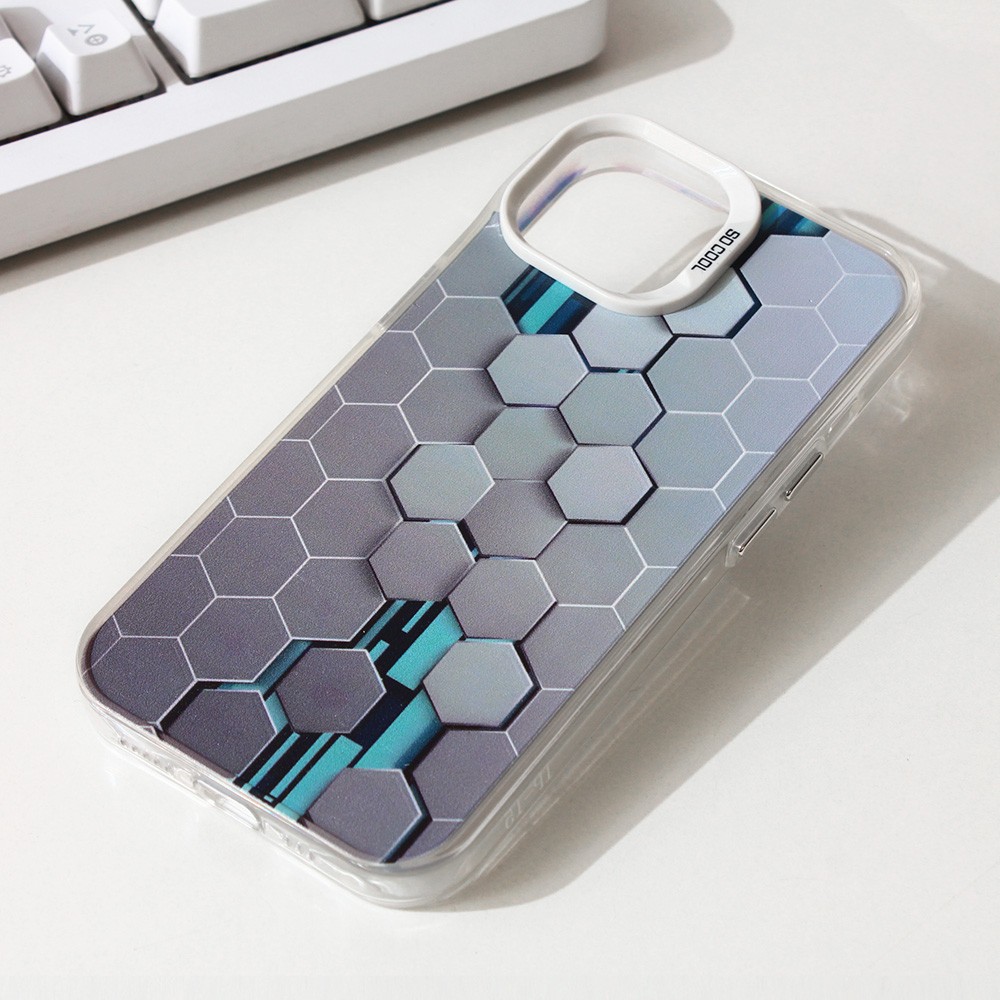 Maska Torbica Honeycomb Color za iPhone 14 6.1 type 3