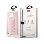 Maska Torbica Karl Lagerfeld 3D Rubber Glitter Logo za iPhone 15 6.1 roze (KLHCP15S3DMBKCP) slika 8