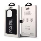 Maska Torbica Karl Lagerfeld 3D Rubber Glitter Logo za iPhone 15 Pro Max 6.7 crna (KLHCP15X3DMBKCK) slika 7