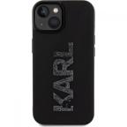 Maska Torbica Karl Lagerfeld Hc 3D Logo Glitter za iPhone 15 6.1 crna (KLHCP15S3DMBKCK) slika 2