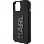 Maska Torbica Karl Lagerfeld Hc 3D Logo Glitter za iPhone 15 6.1 crna (KLHCP15S3DMBKCK) slika 4