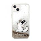 Maska Torbica Karl Lagerfeld Hc Liquid Glitter Choupette za iPhone 14 6.1 zlatna (KLHCP14SGCFD) slika 2