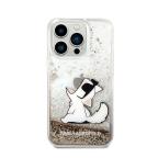 Maska Torbica Karl Lagerfeld Hc Liquid Glitter Choupette za iPhone 14 Pro 6.1 zlatna (KLHCP14LGCFD) slika 2