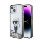 Maska Torbica Karl Lagerfeld Hc Liquid Glitter Ikonik za iPhone 15 6.1 transparent (KLHCP15SLKKNSK) cena 4500 din slika