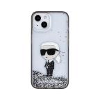 Maska Torbica Karl Lagerfeld Hc Liquid Glitter Ikonik za iPhone 15 6.1 transparent (KLHCP15SLKKNSK) slika 2