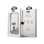 Maska Torbica Karl Lagerfeld Hc Liquid Glitter Ikonik za iPhone 15 6.1 transparent (KLHCP15SLKKNSK) slika 5