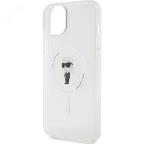 Maska Torbica Karl Lagerfeld Hc Magsafe IML Ikonik za iPhone 15 6.1 transparent (KLHMP15SHFCKNOT) slika 5