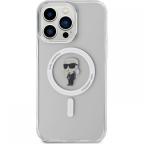 Maska Torbica Karl Lagerfeld Hc Magsafe IML Ikonik za iPhone 15 Pro Max 6.7 transparent (KLHMP15XHFCKNOT) slika 2