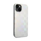 Maska Torbica Karl Lagerfeld Hc Monogram Iridescent za iPhone 14 6.1 srebrna (KLHCP14SLGMMSV3) slika 2