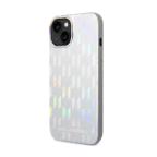 Maska Torbica Karl Lagerfeld Hc Monogram Iridescent za iPhone 14 6.1 srebrna (KLHCP14SLGMMSV3) slika 3