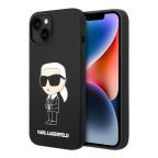 Maska Torbica Karl Lagerfeld Hc Silicone NFT Ikonik za iPhone 15 6.1 crna (KLHCP15SSNIKBCK) cena 4500 din slika
