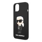 Maska Torbica Karl Lagerfeld Hc Silicone NFT Ikonik za iPhone 15 6.1 crna (KLHCP15SSNIKBCK) slika 3