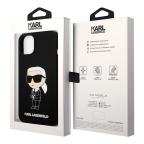 Maska Torbica Karl Lagerfeld Hc Silicone NFT Ikonik za iPhone 15 6.1 crna (KLHCP15SSNIKBCK) slika 5