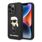 Maska Torbica Karl Lagerfeld Hc Silicone NFT Ikonik za iPhone 15 Pro Max 6.7 crna (KLHCP15XSNIKBCK) cena 4500 din slika