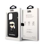 Maska Torbica Karl Lagerfeld Hc Silicone NFT Ikonik za iPhone 15 Pro Max 6.7 crna (KLHCP15XSNIKBCK) slika 7