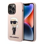 Maska Torbica Karl Lagerfeld Hc Silicone NFT Ikonik za iPhone 15 Pro Max 6.7 roze (KLHCP15XSNIKBCP) cena 4500 din slika