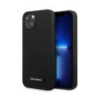 Maska Torbica Karl Lagerfeld Hc Silicone Plaque za iPhone 13 6.1 crna (KLHCP13MSLMP1K) cena 4500 din slika