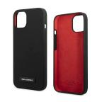 Maska Torbica Karl Lagerfeld Hc Silicone Plaque za iPhone 13 6.1 crna (KLHCP13MSLMP1K) slika 3