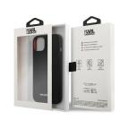 Maska Torbica Karl Lagerfeld Hc Silicone Plaque za iPhone 13 6.1 crna (KLHCP13MSLMP1K) slika 4