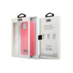 Maska Torbica Karl Lagerfeld Hc Silicone Plaque za iPhone 13 6.1 pink (KLHCP13MSLMP1PI) slika 5