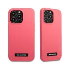 Maska Torbica Karl Lagerfeld Hc Silicone Plaque za iPhone 13 Pro 6.1 pink (KLHCP13LSLMP1PI) slika 2