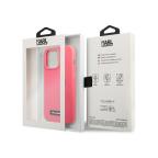 Maska Torbica Karl Lagerfeld Hc Silicone Plaque za iPhone 13 Pro 6.1 pink (KLHCP13LSLMP1PI) slika 4