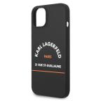 Maska Torbica Karl Lagerfeld Hc Silicone RSG za iPhone 14 Plus 6.7 crna (KLHCP14MSRSGHLK) cena 4500 din slika