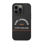 Maska Torbica Karl Lagerfeld Hc Silicone RSG za iPhone 14 Pro 6.1 crna (KLHCP14LSRSGHLK) slika 2