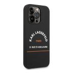 Maska Torbica Karl Lagerfeld Hc Silicone RSG za iPhone 14 Pro 6.1 crna (KLHCP14LSRSGHLK) slika 3