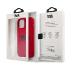Maska Torbica Karl Lagerfeld Hc Silicone Stack Logo za iPhone 12/12 Pro 6.1 crvena (KLHCP12MSLKLRE) slika 6