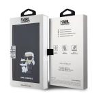 Maska Torbica Karl Lagerfeld Saffiano BP Nft Karl&Choupette za iPhone 15 Pro Max 6.7 crna (KLBKP15XSANKCPK) slika 4