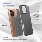 Maska Torbica Magsafe Kevlar za iPhone 15 Pro Max 6.7 braon slika 2