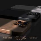 Maska Torbica Magsafe Kevlar za iPhone 15 Pro Max 6.7 crna cena 1000 din slika