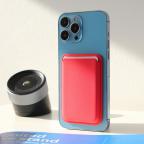 Maska Torbica Leather Magsafe Pocket za iPhone 13 crvena cena 2500 din slika