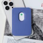 Maska Torbica Leather Magsafe Pocket za iPhone 14 ljubicasta slika 2