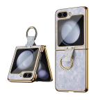 Maska Torbica Luxurious Shell Pattern za Samsung F741B/F761B Galaxy Z Flip 6/7 FE 5G siva cena 4500 din slika