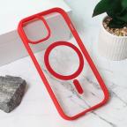 Maska Torbica Magsafe Frame Color za iPhone 15 6.1 crvena cena 2500 din slika