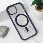 Maska Torbica Magsafe Frame Color za iPhone 15 6.1 ljubicasta cena 2500 din slika