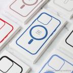 Maska Torbica Magsafe Frame Color za iPhone 15 Pro Max 6.7 crvena slika 5