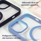 Maska Torbica Magsafe Frame Color za iPhone 15 Pro Max 6.7 roze slika 3
