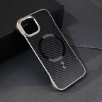 Maska Torbica Magsafe Carbon za iPhone 15 6.1 crna cena 2500 din slika