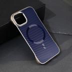 Maska Torbica Magsafe Carbon za iPhone 15 6.1 plava cena 2500 din slika