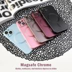 Maska Torbica Magsafe Chrome za iPhone 13 6.1 ljubicasta cena 2500 din slika