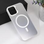 Maska Torbica Magsafe Clear za iPhone 12 6.1 srebrna slika 6
