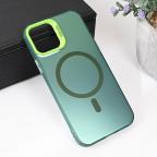 Maska Torbica Magsafe Clear za iPhone 12 6.1 zelena slika 6