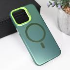 Maska Torbica Magsafe Clear za iPhone 15 Pro Max 6.7 zelena slika 6