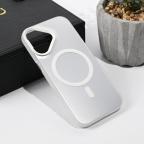 Maska Torbica Magsafe Clear za iPhone 17 6.3 srebrna cena 2500 din slika