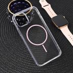 Maska Torbica Magsafe Color Line za iPhone 12/12 Pro 6.1 roze slika 4