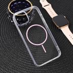 Maska Torbica Magsafe Color Line za iPhone 13/14 6.1 roze slika 4