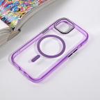Maska Torbica Magsafe Color Pop za iPhone 15 6.1 ljubicasta cena 2500 din slika